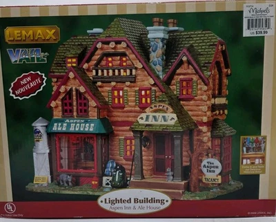 2009 LEMAX Vail Village "ASPEN INN & ALE HOUSE" #95859 - w/ Box tested & working - Image 1 of 4