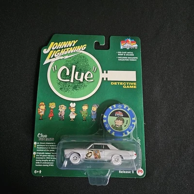 Pontiac GTO 1965 Johnny Lightning difícil de encontrar pista White Lightning cultura pop NUEVO Foto 1 de 4