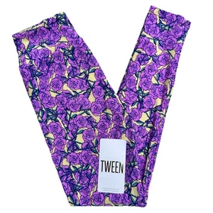 NEU Lularoe Leggings Tween (Gr. 00-0) Damen Mädchen Blumen butterweich Stretch - Bild 1 von 12