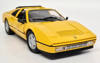 Anson 1/18 Ferrari 328 GTS Yellow Diecast Scale Model Car - Image 1 of 4