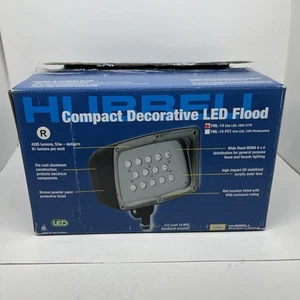 Hubbell floodlight FML-14 Compact Decorative Indoor/ Outdoor 53w LED 120V-277V - Picture 1 of 11