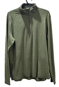 Vuori Ease Performance 1/2 Zip Herren Medium Pullover Grün Langarm Stretch - Bild 1 von 9