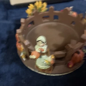 Porta tarros Yankee Candle C/T resina Acción de Gracias - Imagen 1 de 7