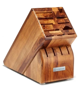 Wusthof 15-Slot Knife Storage Block, Acacia - Picture 1 of 1