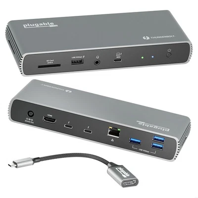 Estação de acoplamento plugável Thunderbolt 4 11 em 1 - Imagem 1 de 4