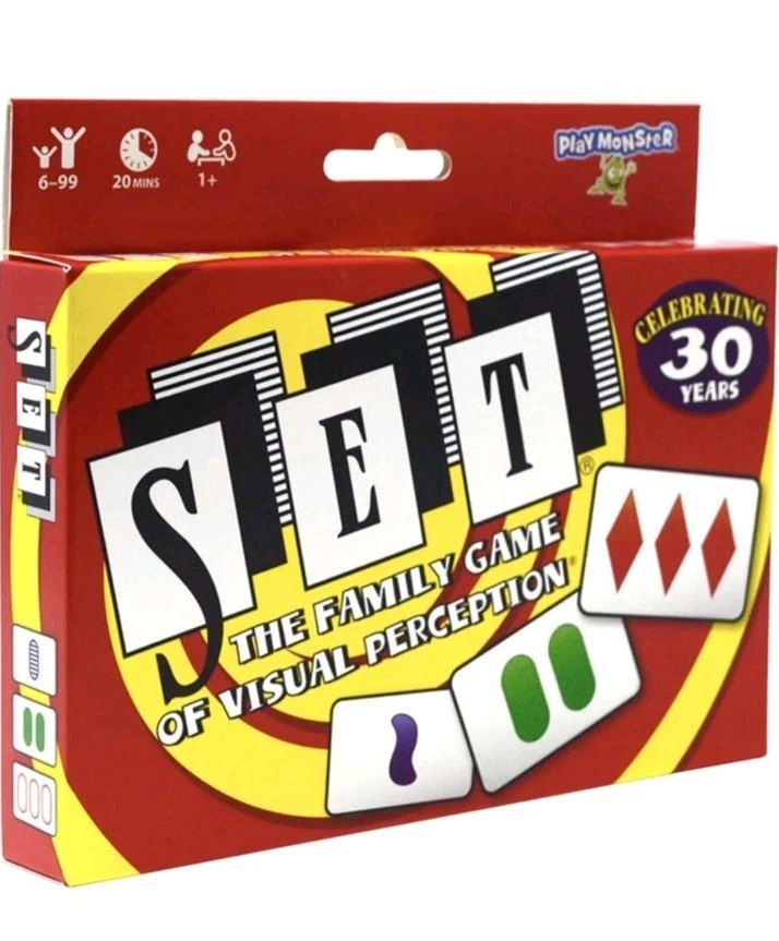 SET - The Family Game of Visual Perception Card Game Sealed New Set Enterprises - Image 1 of 1