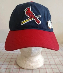 STL St Louis Cardinals Busey Bank Cap Mütze blau verstellbar zweifarbig Redbird Fledermaus - Bild 1 von 6