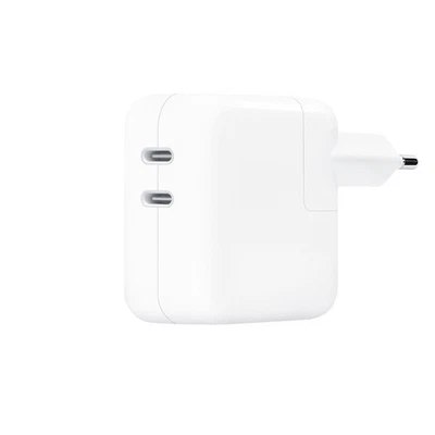 APPLE 35W Dual USB‑C Port Power Adapter Apple, Weiß - Bild 1 von 2