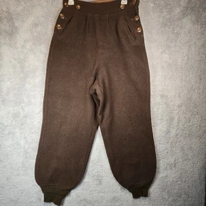 Vintage Military Wool Trousers Mid 20th-Century Mens 29" Waist Cosplay  - Picture 1 of 24