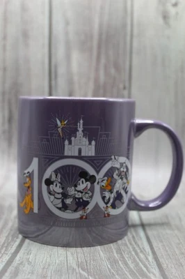 Disney Mickey Mouse & Friends - Taza de café grande 100 Mickey - púrpura NUEVO Foto 1 de 4