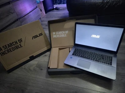 ASUS VivoBook 17.3" 8GB RAM 1tb HDD Intel Celeron N4020 1.10GHz Laptop WORKING - Image 1 of 4