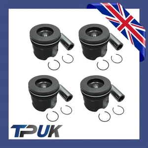 Piston For Ford Transit 2.4 Mk7 2006-2014 Per 4 With Rings And Pin - Picture 1 of 11