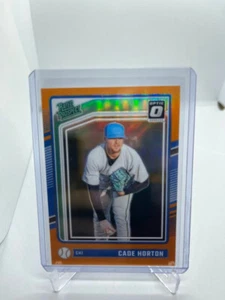 Cade Horton 2024 Donruss Optic Rated Prospect Orange/199 #133 RC Rookie Cubs SP - Imagen 1 de 2