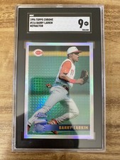 1996 Topps Chrome #116 Barry Larkin Refractor SGC 9 Mint