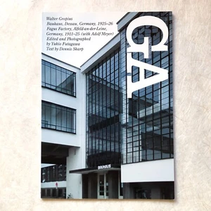 GA Global Architecture #70 Walter Gropius Bauhaus Fagus Factory with Adolf Meyer - Picture 1 of 8