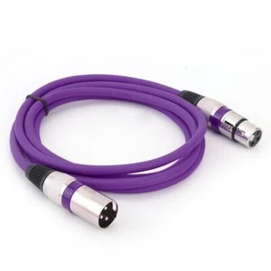 HiFi Zinc Alloy 3Pin XLR Male to XLR Female Balanced Audio Cable Splitter Wire - Picture 1 of 9