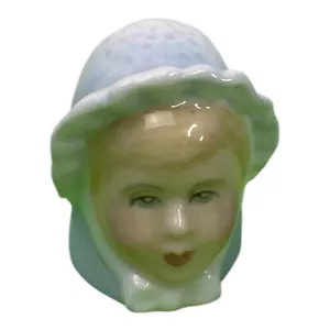 Staffordshire Inglaterra Porcelana Dedal Bebé Bunting KT 84 - Imagen 1 de 6