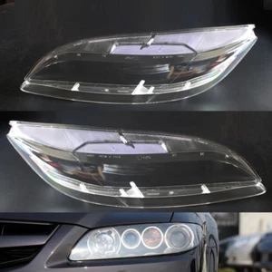 1 pair Headlight Headlamp Plastic Clear Lens Cover For Mazda 6 2003-2008 - Picture 1 of 5