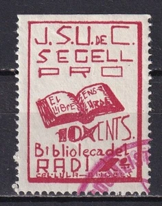 Etiquetas políticas SCW JSUC Edifil 1575 Pro Biblioteca - Imagen 1 de 2