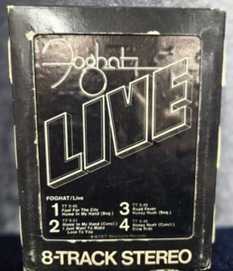 Vintage 8 Track tape 1977 Foghat Live - Picture 1 of 9