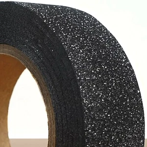BLACK GLITTER WASHI TAPE 15mm Decorative Paper Craft Masking Stick On Trim 10M - Picture 1 of 3