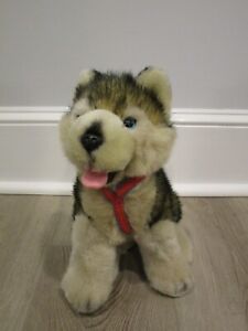 Kipmik Alaskan Sled Dog Plush Toy 11" Husky with Harness