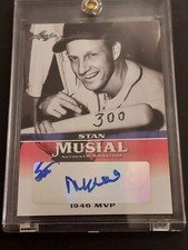 2015 Leaf Stan Musial Autograph Insert Heroes of Baseball mvp hof