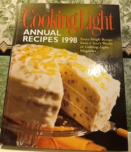 Vintage 1998 Cooking Light Annual Recipes Cookbook Cook Book - Imagen 1 de 12