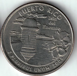 USA - 2009D - Washington ¼ $ - Puerto Rico - Low Mintage - #18410 - Picture 1 of 2