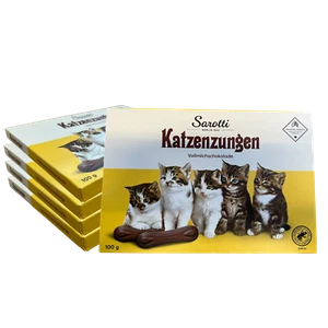 5x Sarotti Katzenzungen 100g Packung - Bild 1 von 1