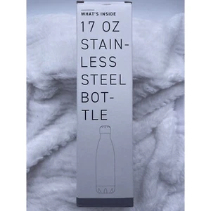 Force H2go Stainless Steel Water Bottle 17 oz Insulated Pink New in Box - Picture 1 of 7