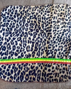 RASTA FUR CAPE /QUALITY THICK FLEECE BLANKET faux leopardskin2- FAST UK DELIVERY - Picture 1 of 15