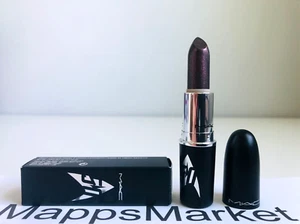 NIB MAC Star Trek Lipstick in KLING-IT-ON (Deep Purple Shimmer) Frost 3g/.10oz - Picture 1 of 6