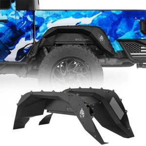 Warrior Style Rear Inner Fender Liners Assembly For 2020-2025 Jeep Gladiator JT - Foto 1 di 16