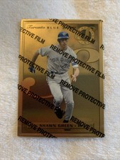 1996 Leaf Steel #62 Shawn Green - GOLD Parallel - Film Intact - Mint