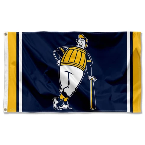 Milwaukee Brewers Barrelman Banner Flag Cover