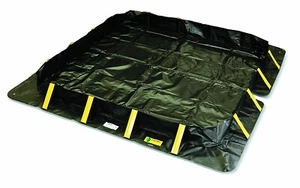 Enpac 4805-BK-SU Snap-Up Stinger Berm, 159 Gallon Spill Cap, 4'x8'x8"  OPEN BOX - Picture 1 of 5