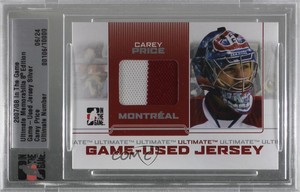 2007-08 ITG Ultimate Memorabilia 8th Edition Silver /24 Carey Price Rookie RC