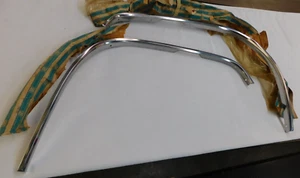 NOS OEM 1969 1970 Cadillac Front Wheel Lip Opening Mouldings Deville Fleetwood - Picture 1 of 19