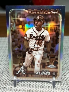 2024 Topps Chrome #9 Ozzie Albies (Sepia) Atlanta Braves - Picture 1 of 2