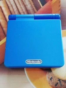 Used Nintendo Gameboy Advance SP Console Rockman Blue - Picture 1 of 2