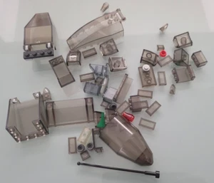 LEGOS SET OF 50 CLEAR WINDOWS PIECES and PARTS!! TRANSLUCENT! WINDSHIELDS! - Picture 1 of 3