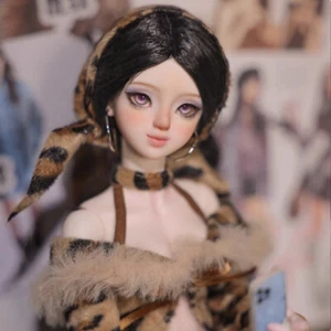 1/4 BJD Doll Fashion Girl Bare Resin Jointed Body Eyes Face Makeup Handmade Toys - Picture 1 of 10
