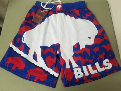New Mitchell & Ness NFL Mens Buffalo Bills Jumbotron Shorts Cover