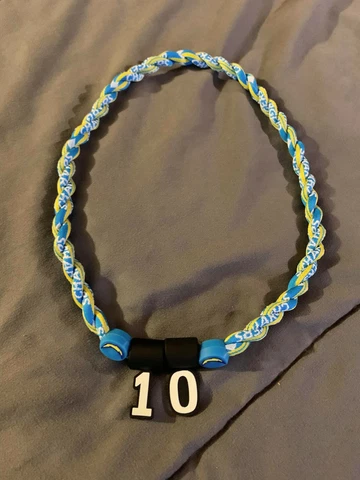 LA Chargers JUSTIN HERBERT #10 Double Rope Team Necklace 22" FAST! FREE SHIP! Cover