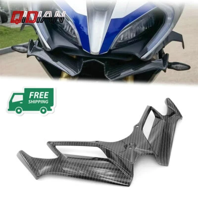 Moto Fairing Aerodynamic Winglets Front Cover For Yamaha YZF-R15 V3 V4 2017-2023 - Imagem 1 de 4