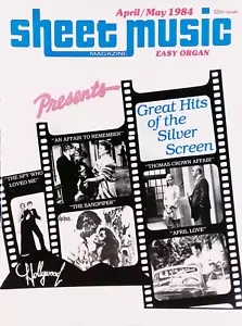 Sheet Music Magazine APR MAY 1984 Easy Organ Great Hits of the Silver Screen - Picture 1 of 7