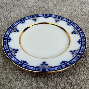 Vintage Lomonosov Porzellan 22K Kobaltblau & Gold Fries 6" Teller Hergestellt in der UdSSR - Bild 1 von 6