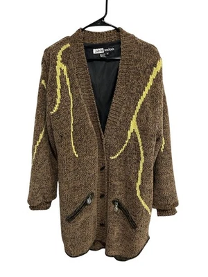 Cárdigan Jamie Sadock Vintage Mediano Forrado Suéter Manga Larga Acogedor Tejido Informal Foto 1 de 4