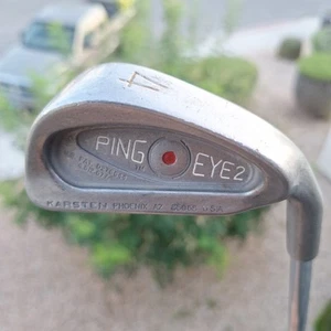 Ping Eye2 Red Dot 4 Iron Steel Shaft Right Handed RH Karsten Single Golf Club - Picture 1 of 9